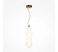 Luminosa Lighting Luminosa Maytoni Collar Modern Slim Pendant Ceiling Light Gold Integrated Led 3000K