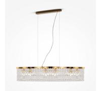 Luminosa Lighting Luminosa Maytoni Dune Modern 6 Light Bar Pendant Ceiling Light Gold E14