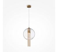 Luminosa Lighting Luminosa Maytoni Flusso Ii Modern Slim Pendant Ceiling Light Bronze Gu10
