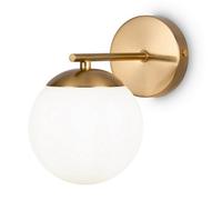 Luminosa Lighting Luminosa Maytoni Marble Modern Wall Lamp Brass E27