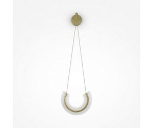 Luminosa Lighting Luminosa Maytoni Maya Ii Modern Integrated Led Pendant Ceiling Light Gold 3000K