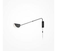 Luminosa Lighting Luminosa Maytoni Mollis Modern Wall Lamp Black G9