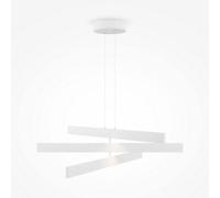 Luminosa Lighting Luminosa Maytoni Origami Modern 3 Light Integrated Led Pendant Ceiling Light White 4000K