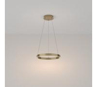 Luminosa Lighting Luminosa Maytoni Rim Modern Integrated Led Pendant Ceiling Light Brass, 40Cm, 3000K