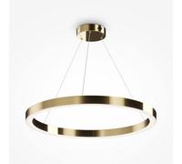 Luminosa Lighting Luminosa Maytoni Saturno Modern Integrated Led Pendant Ceiling Light Brass, 4200Lm, 4000K