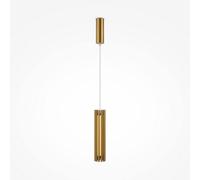 Luminosa Lighting Luminosa Maytoni Sonata Modern Integrated Led Pendant Ceiling Light Brass 3000K