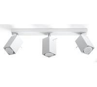 Luminosa Lighting Luminosa Merida 3 Light Spotlight Bar White, Gu10
