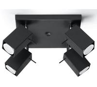 Plafond Lamp MERIDA 4 Steel White GU10 LED SOLLUX LIGHTING Any room Indoor New