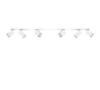Sollux Lighting Merida Steel White 6 Light Classic Ceiling Light
