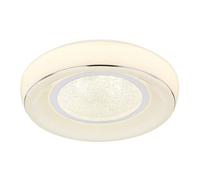 Luminosa Lighting Luminosa Mickey Decorative Flush Ceiling Light White Led Dimmable 2700-6500K Remote Control