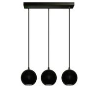 Midway Straight Bar Pendant Ceiling Light Black 40cm Netlighting Black One Size