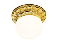 Luminosa Lighting Luminosa Milady Glass Globe Ceiling Light 24 Carat Gold