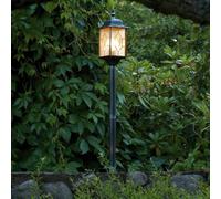 Luminosa Lighting Luminosa Milano Outdoor Modern Single Bollard Post Black, Silve, Ip43