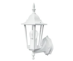 Luminosa Lighting Luminosa Milano Outdoor Up Wall Lanterns White, Ip44 20.8X36X17Cm