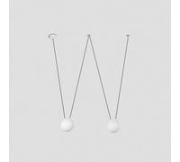 Luminosa Lighting Luminosa Mine 2 Light White Suspension Pendant, E27