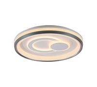 Luminosa Lighting Luminosa Minelli Integrated Led Semi Flush Ceiling Light White 1X 35W Led 3000K Dimmable