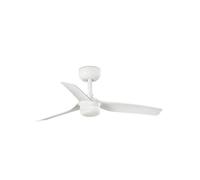 Luminosa Lighting Luminosa Mini Punt Small Led White Dc Ceiling Fan 6 Speed