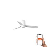 Luminosa Lighting Luminosa Mini Punt Tub Small 3 Blade Ceiling Fan Matt White Tuya Smart System