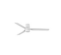 Luminosa Lighting Luminosa Mini Punt Tub Small Led White Dc Ceiling Fan 6 Speed