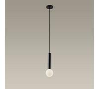 Luminosa Lighting Luminosa Mist Bathroom Ceiling Simple Pendant Light Metallic Black E14