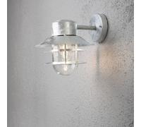 Luminosa Lighting Luminosa Modena Outdoor Modern Dome Wall Light Galvanized Steel Ip-44, Ip44