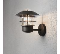 Luminosa Lighting Luminosa Modena Outdoor Modern Lantern Wall Light Black Paint Ip-44, Ip44