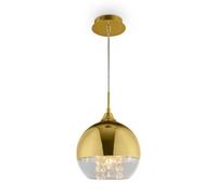 Luminosa Lighting Luminosa Modern Fermi Gold Dome Pendant Ceiling Light