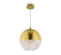 Luminosa Lighting Luminosa Modern Fermi Gold Dome Pendant Ceiling Light
