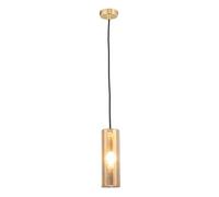Luminosa Lighting Luminosa Modern Gioia Gold Pendant Ceiling Light Glass Shade