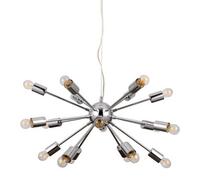 Luminosa Lighting Luminosa Modern Hanging Pendant Chrome 18 Light , E27