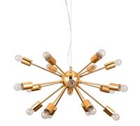 Luminosa Lighting Luminosa Modern Hanging Pendant Golden 18 Light , E27
