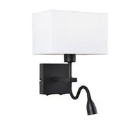 Luminosa Lighting Luminosa Modern Led Bedside Lamp Black Matt, Warm White 3000K 350Lm