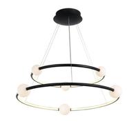 Luminosa Lighting Luminosa Modern Led Hanging Pendant Black, Pink, Warm White 3000K 4600Lm Dimmable