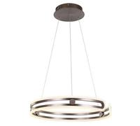 Luminosa Lighting Luminosa Modern Led Hanging Pendant Coffee, Warm White 3000K 4830Lm Dimmable