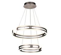 Luminosa Lighting Luminosa Modern Led Hanging Pendant Coffee, Warm White 3000K 5180Lm Dimmable