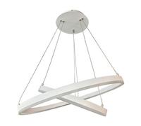 Luminosa Lighting Luminosa Modern Led Hanging Pendant White, Warm White 3000K 4070Lm Dimmable