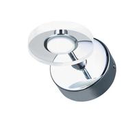 Luminosa Lighting Luminosa Modern Led Wall Lamp Chrome, Warm White 3000K 210Lm