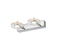 Luminosa Lighting Luminosa Modern Led Wall Lamp Chrome, Warm White 3000K 420Lm