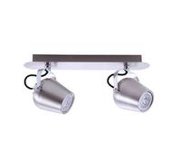 Luminosa Lighting Luminosa Modern Spotlights Satin Nickel 2 Light Led, Gu10