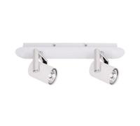 Luminosa Lighting Luminosa Modern Spotlights White 2 Light With White Matt Shade Led, Gu10