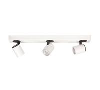 Luminosa Lighting Luminosa Modern Spotlights White, Black 3 Light With Aluminum, White Shade, Gu10