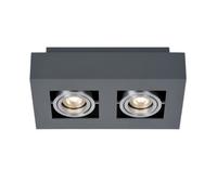 Luminosa Lighting Luminosa Modern Surface Mounted Black Aluminum 2 Light , Gu10