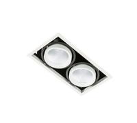 Italux Vertico Double 4000K - Modern Technical LED Recessed Ceiling White, Black, Cool White 4000K 3045lm