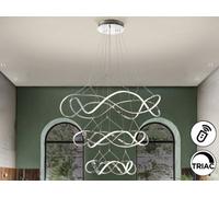 Luminosa Lighting Luminosa Molly Pendant Ceiling Light Chrome Led 3000K Dimmable - Uk Stock