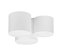 Luminosa Lighting Luminosa Mona Semi Flush Ceiling Light White 3Xe27