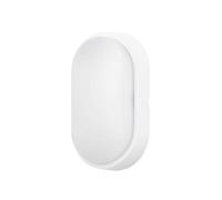Luminosa Lighting Luminosa Moo Oval Outdoor Flush Wall Lamp White Led 18W Cct 2700-3200-4000K Ip65 On-Off