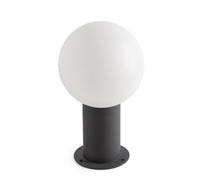 Luminosa Lighting Luminosa Moon Outdoor Pedestal Light Dark Grey 1X E27 Ip44