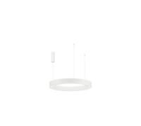 Luminosa Lighting Luminosa Morbido Integrated Led Pendant Ceiling Light Sandy White Aluminium Led 60W 3116Lm 2700K - 4000K + Remote Control