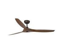 Luminosa Lighting Luminosa Morea Ceiling Fan 152Cm Brown 3 Blades