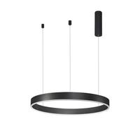 Luminosa Lighting Luminosa Motif 60Cm Integrated Led Pendant Ceiling Light Sandy Black Dimmable Led 40W 2943Lm